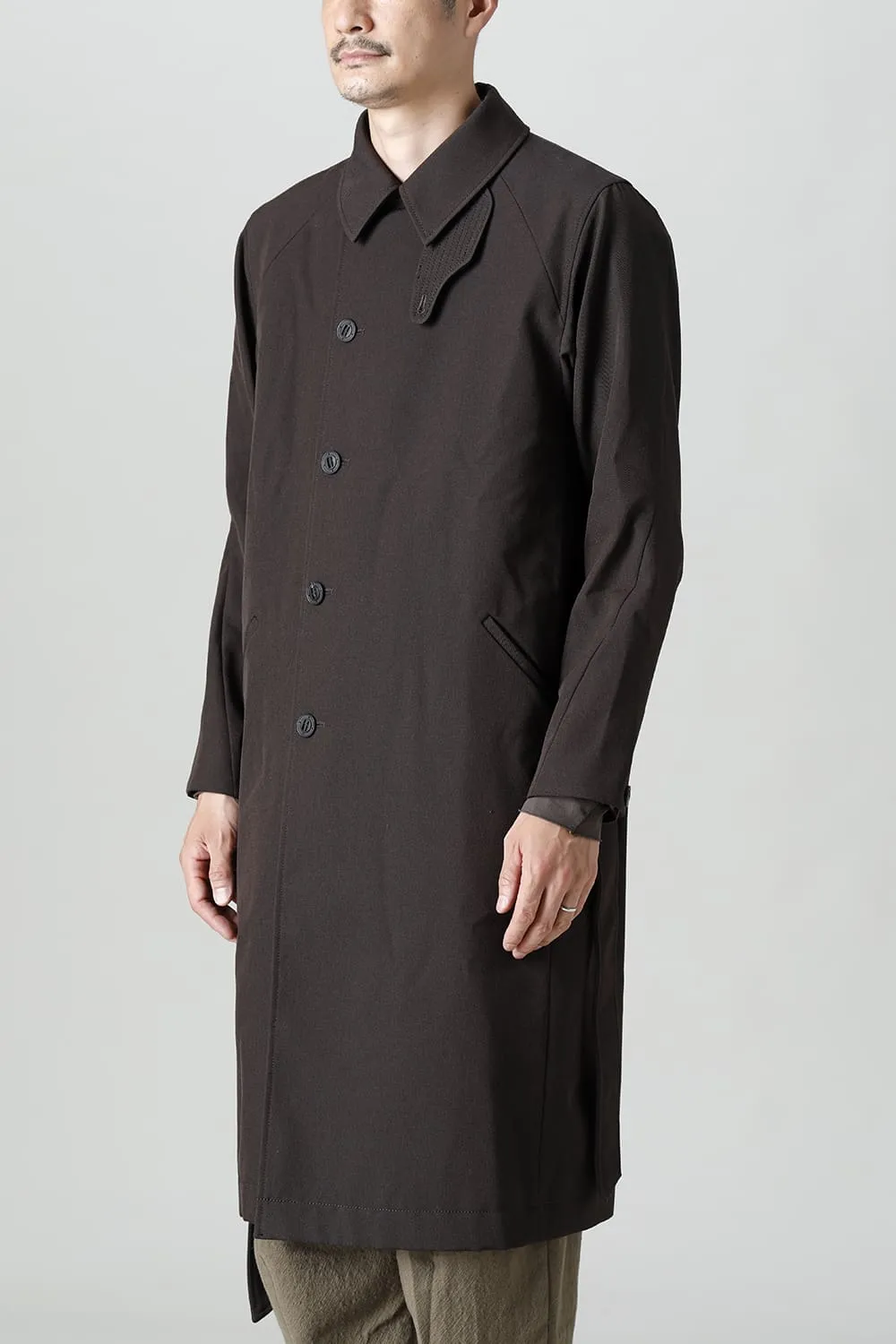 Coat structure Wool gabardine