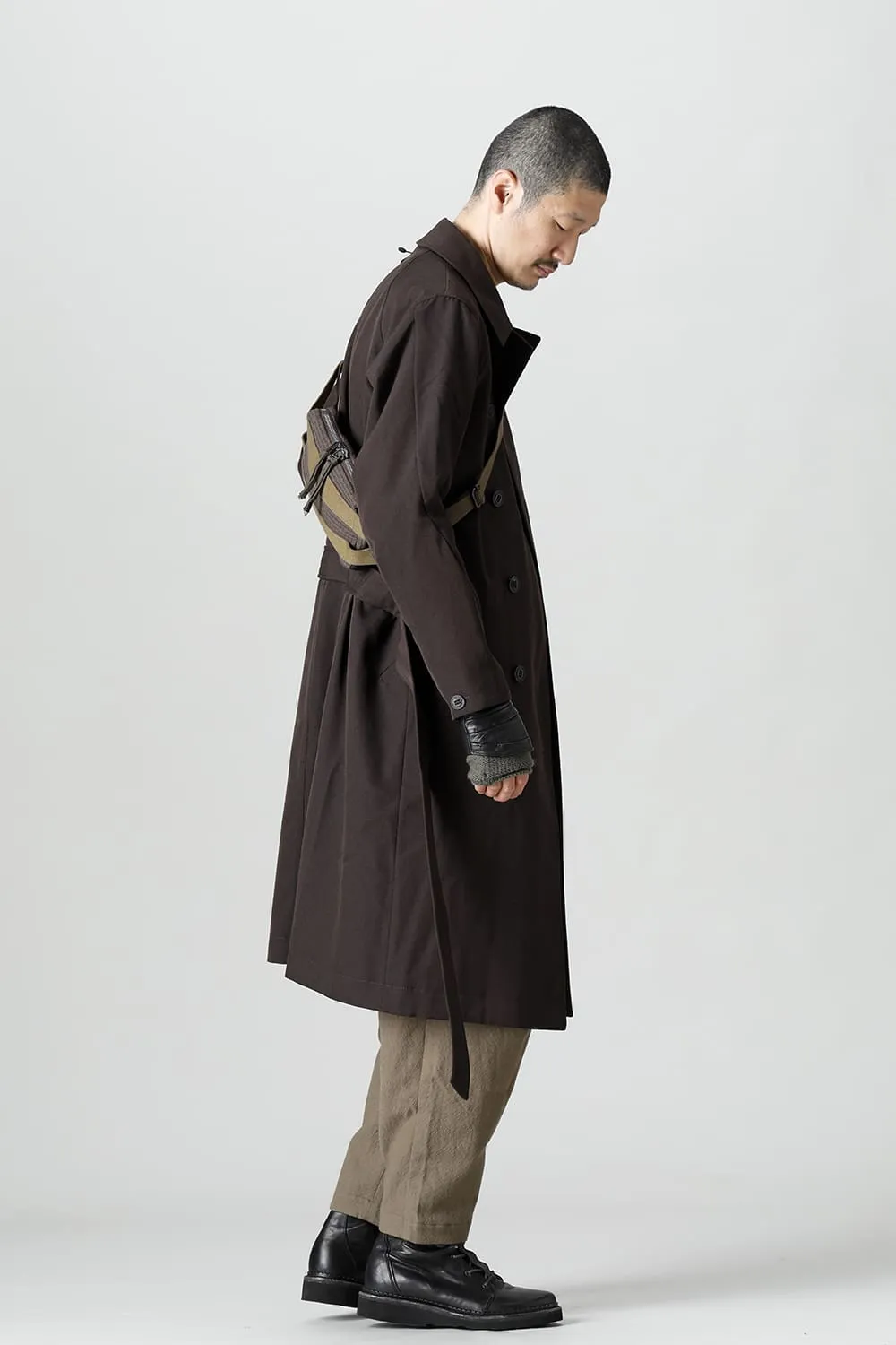 Coat structure Wool gabardine