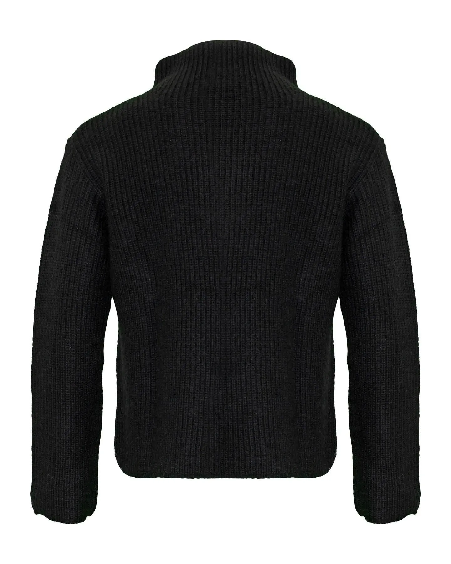 Color Block Wool Pullover