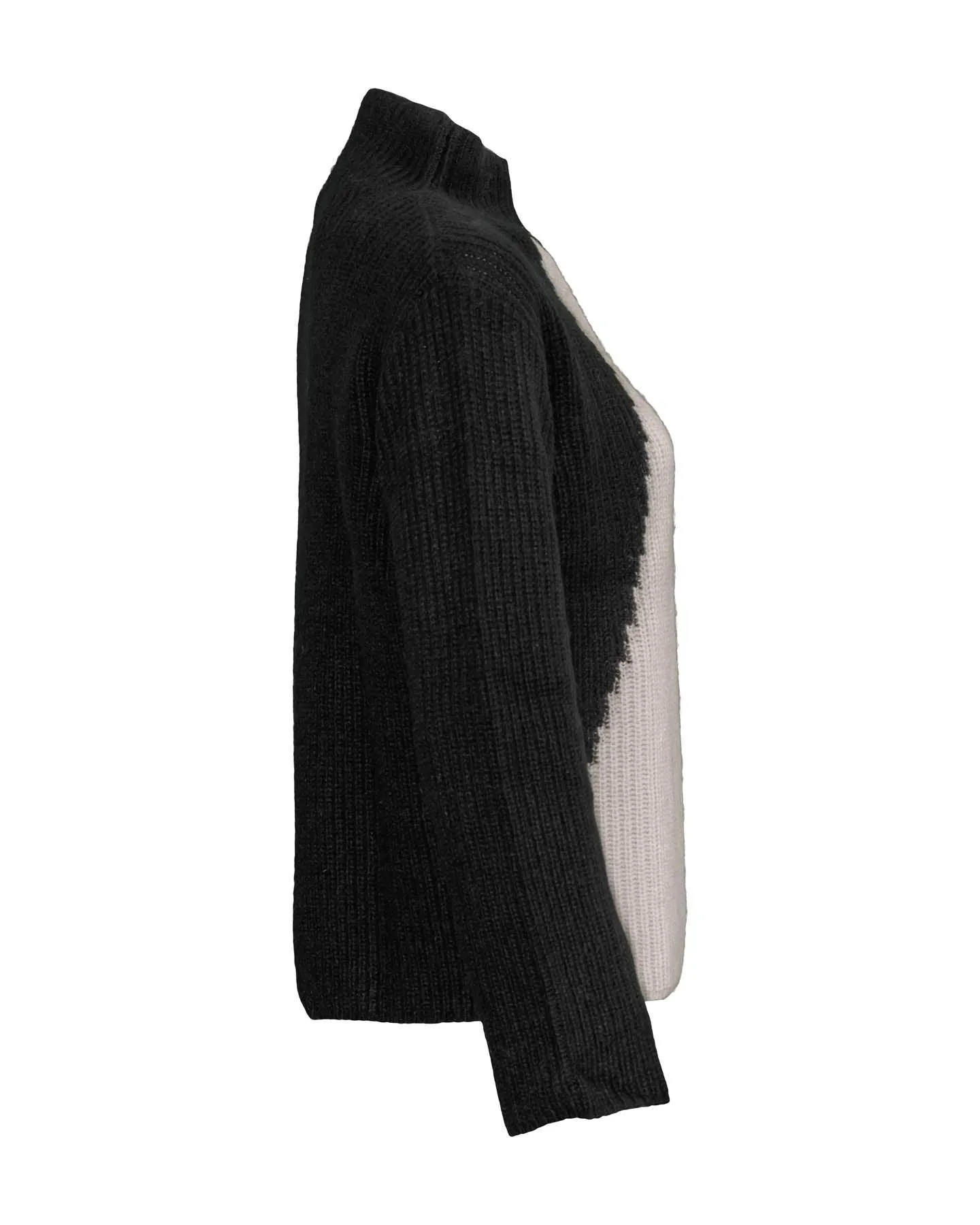 Color Block Wool Pullover