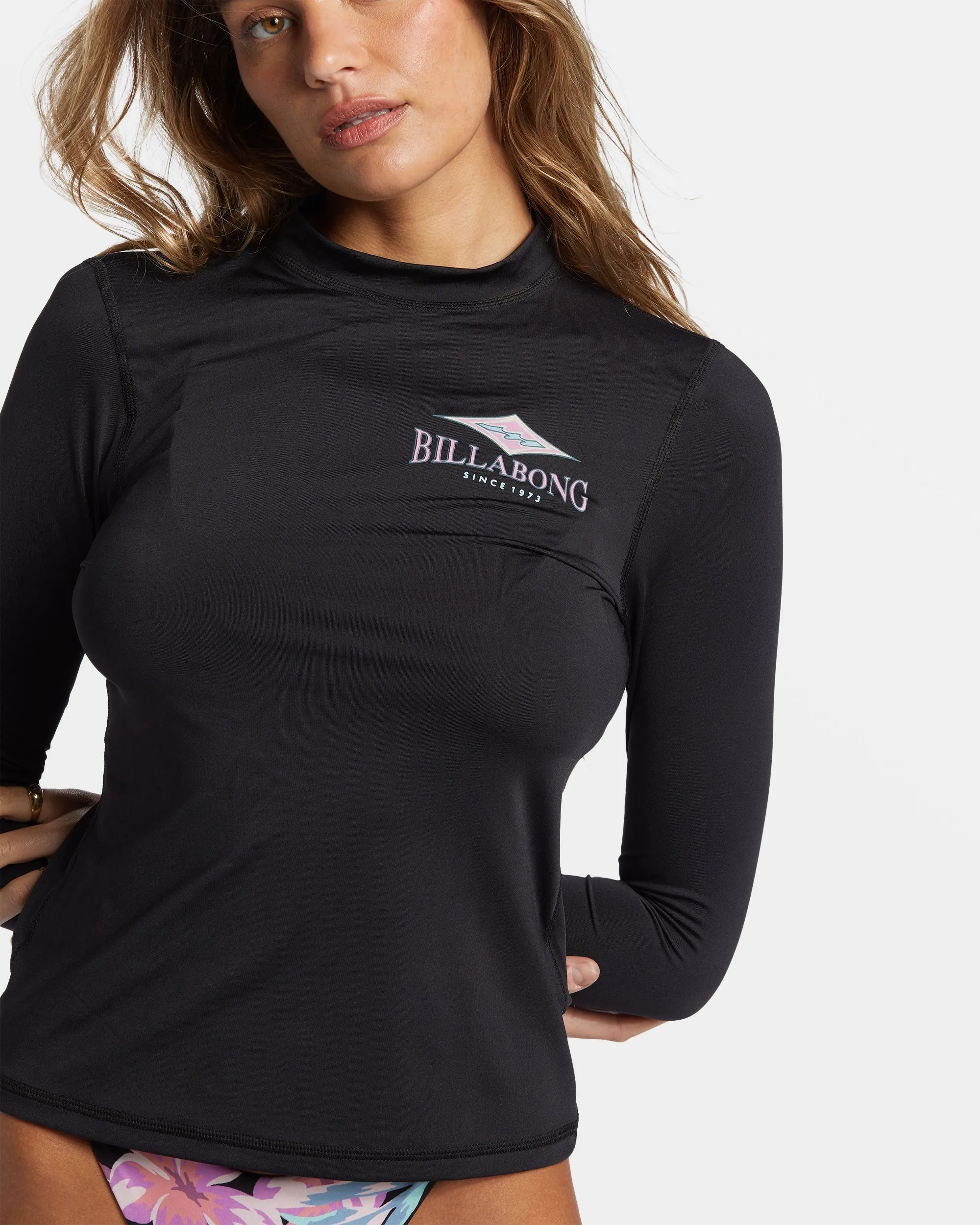 Core Long Sleeve Surf Tee - Black