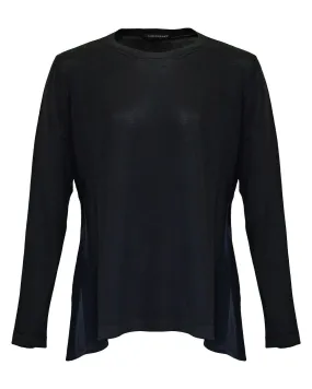 Crew Neck Pullover Side Detail