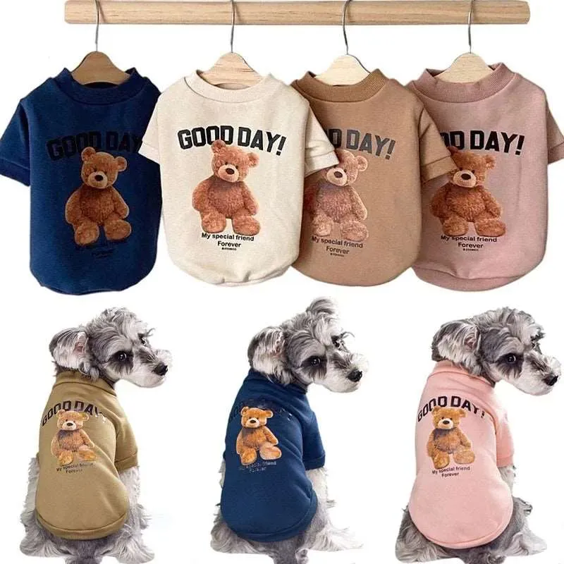 Cute Bear Pullover for Dogs & Cats – Warm Winter Pet Sweatshirt