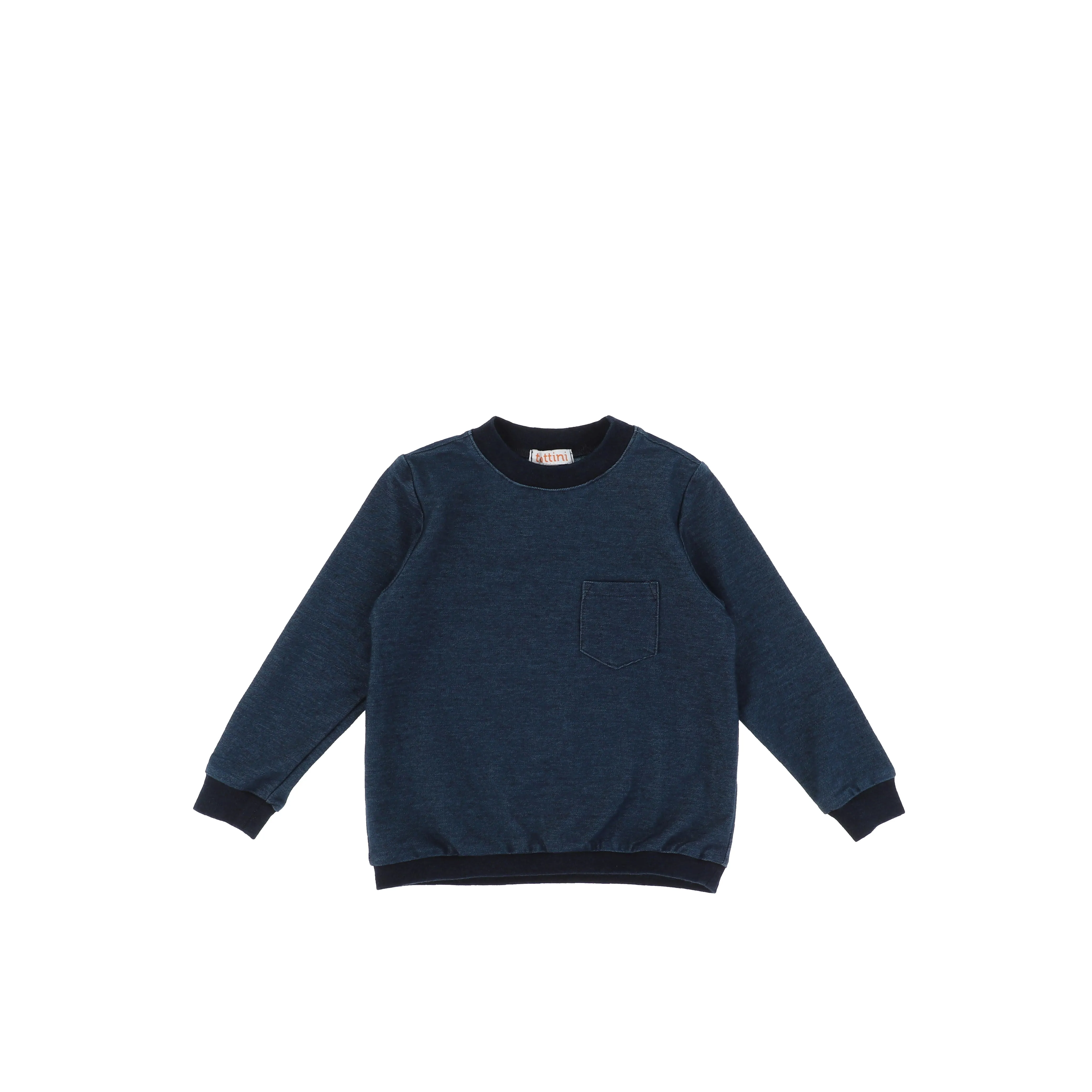 DENIM SWEATSHIRT