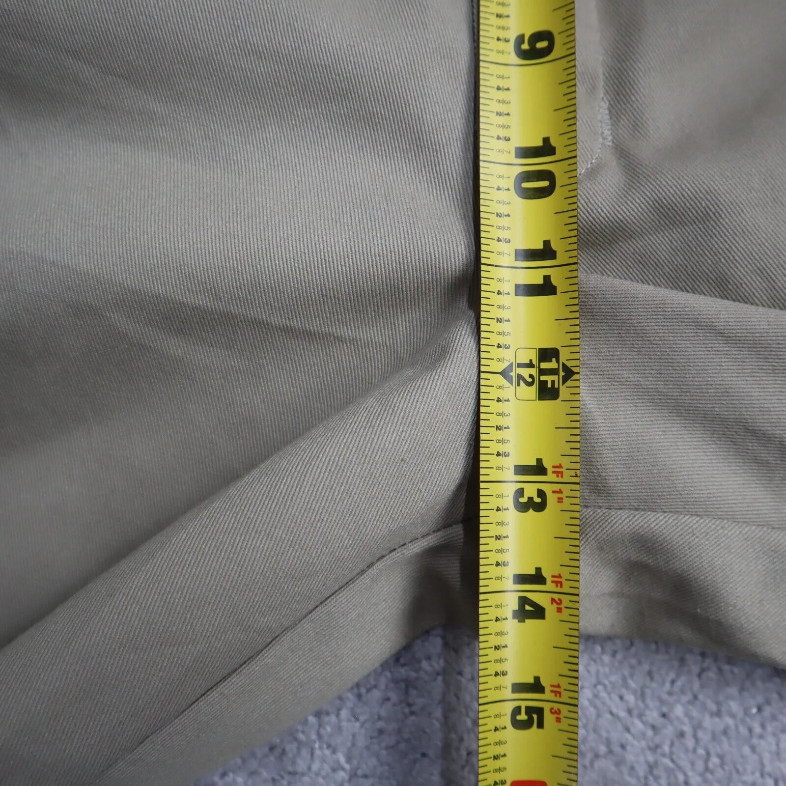 Dickies Womens Chino Pants 874 Original Fit Wide Leg High Rise Beige SZ W40XL32