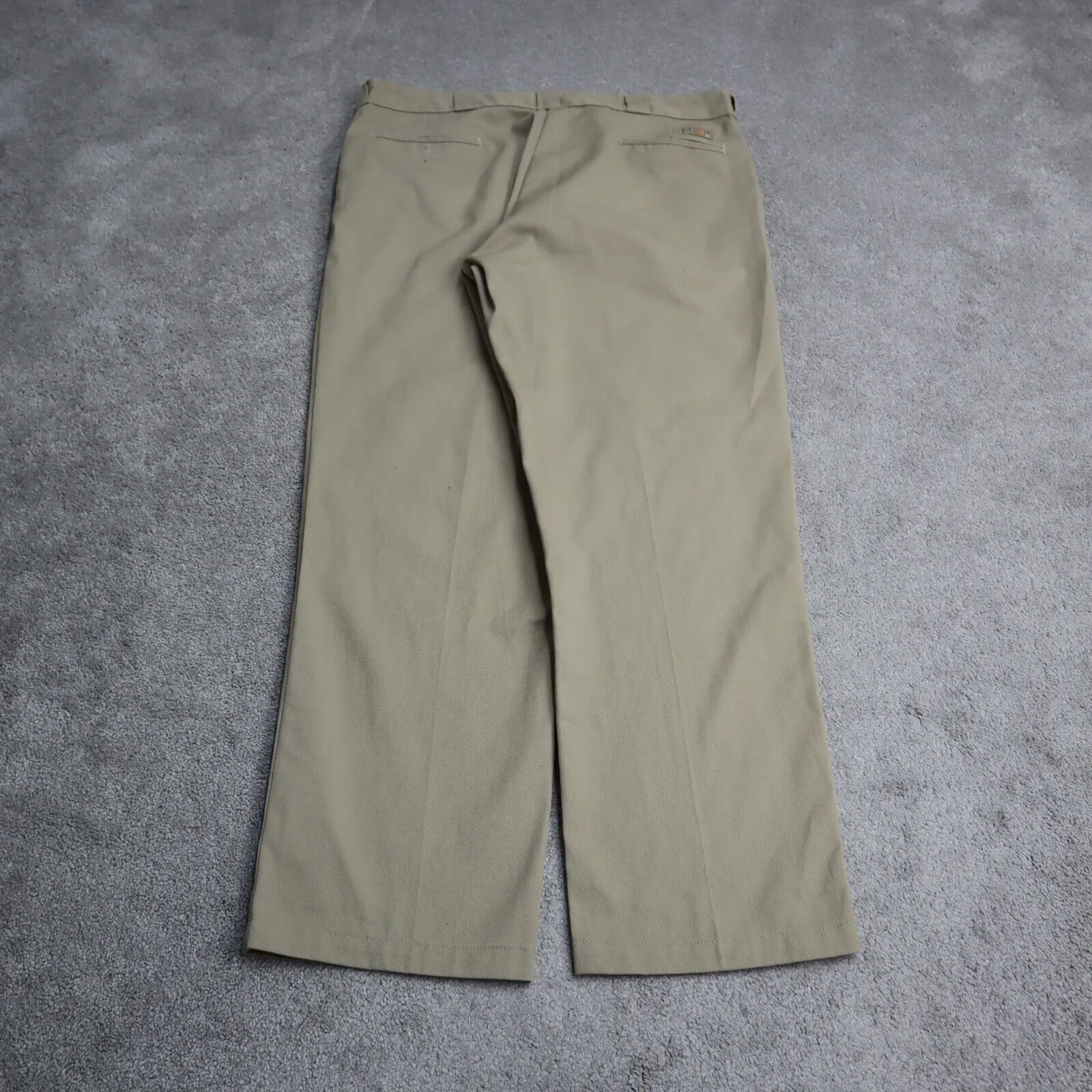 Dickies Womens Chino Pants 874 Original Fit Wide Leg High Rise Beige SZ W40XL32