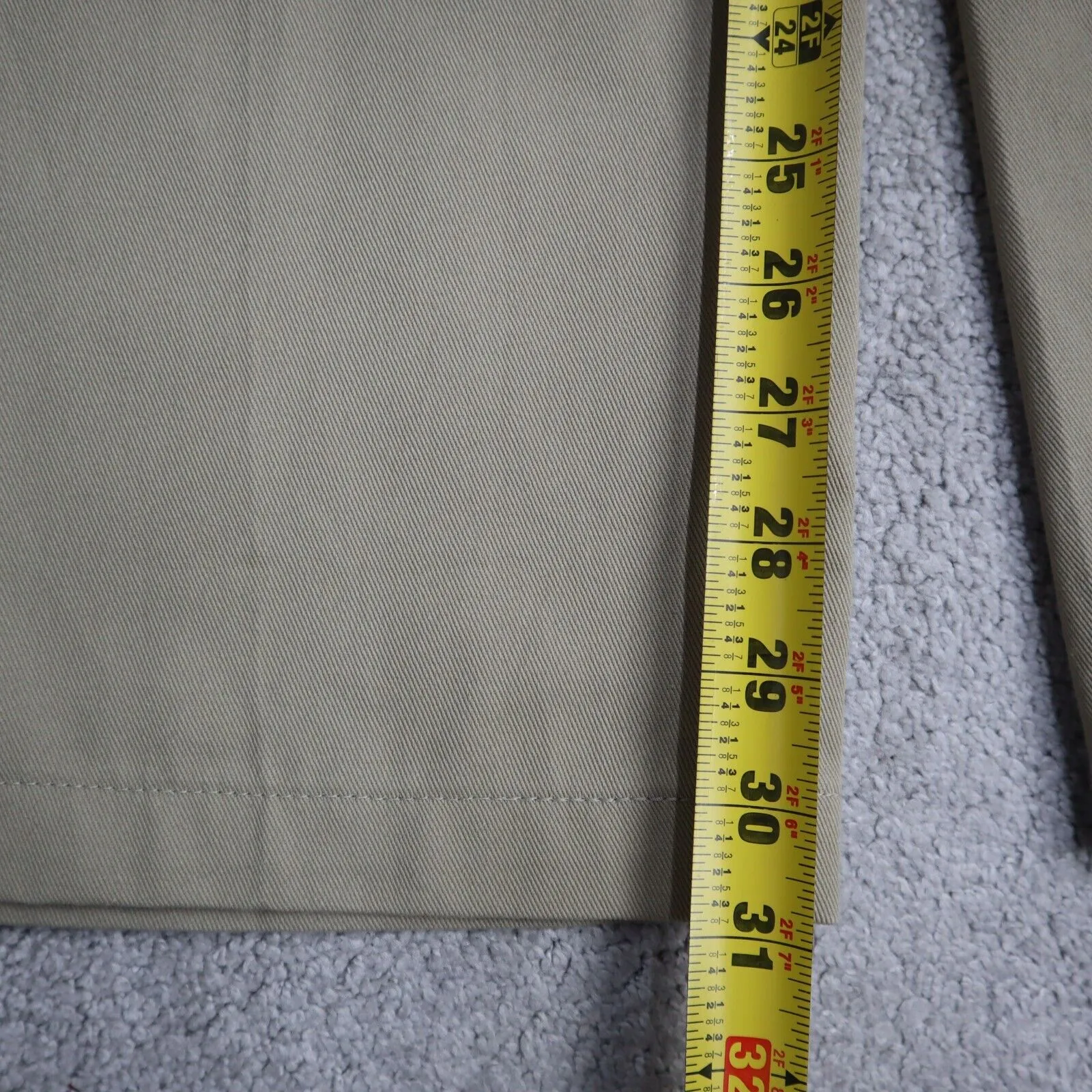Dickies Womens Chino Pants 874 Original Fit Wide Leg High Rise Beige SZ W40XL32