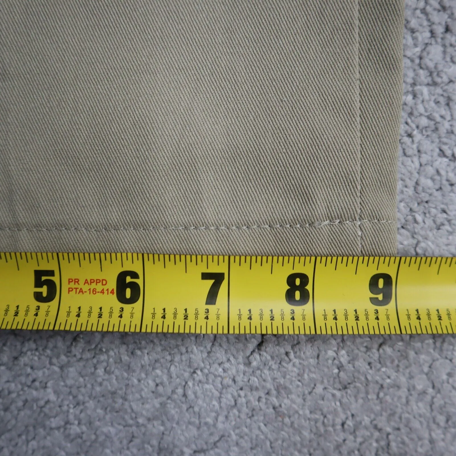 Dickies Womens Chino Pants 874 Original Fit Wide Leg High Rise Beige SZ W40XL32