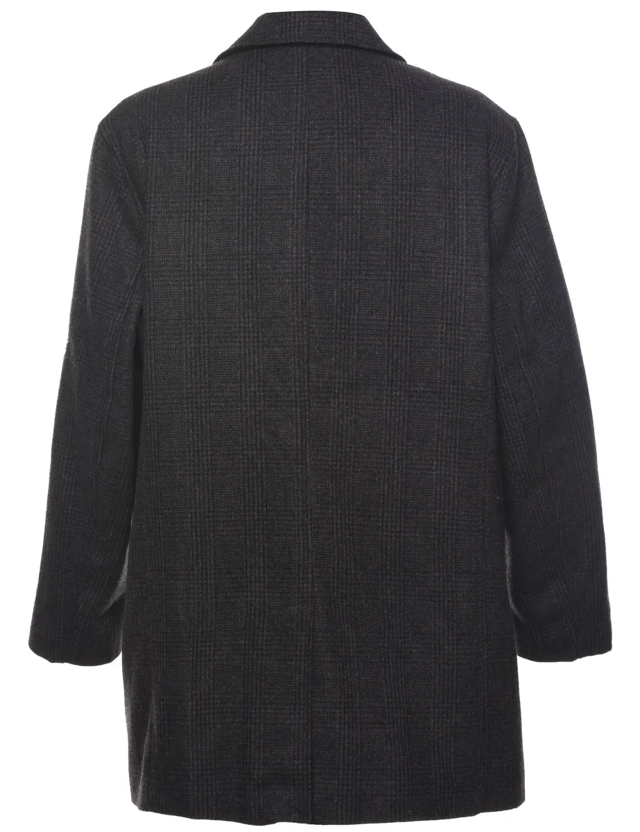 Dockers Checked Wool Coat - XL