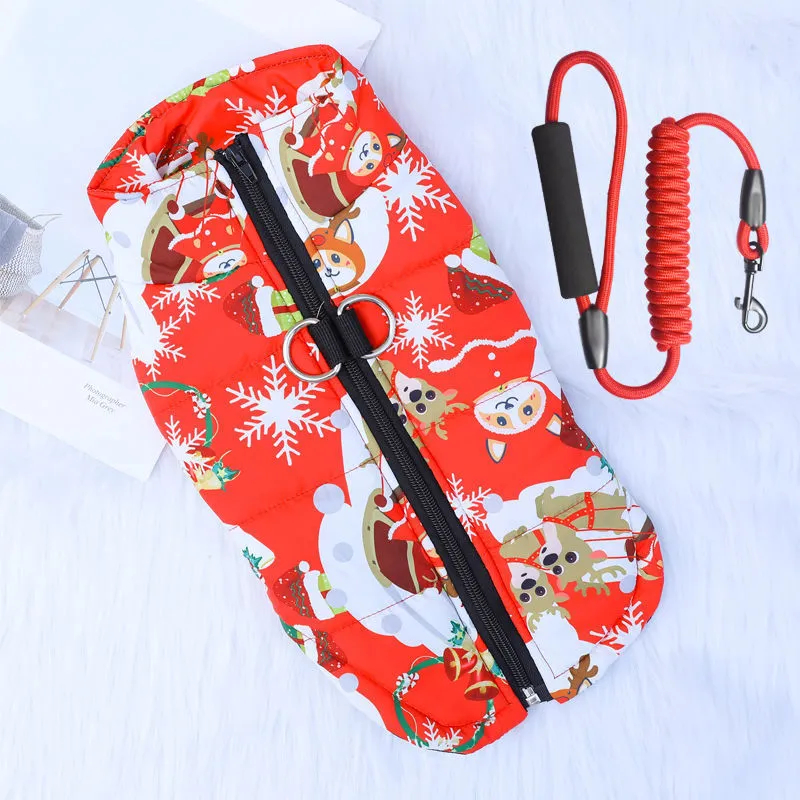 Dog Clothes Pet Winter Thick Warm Cotton Vest