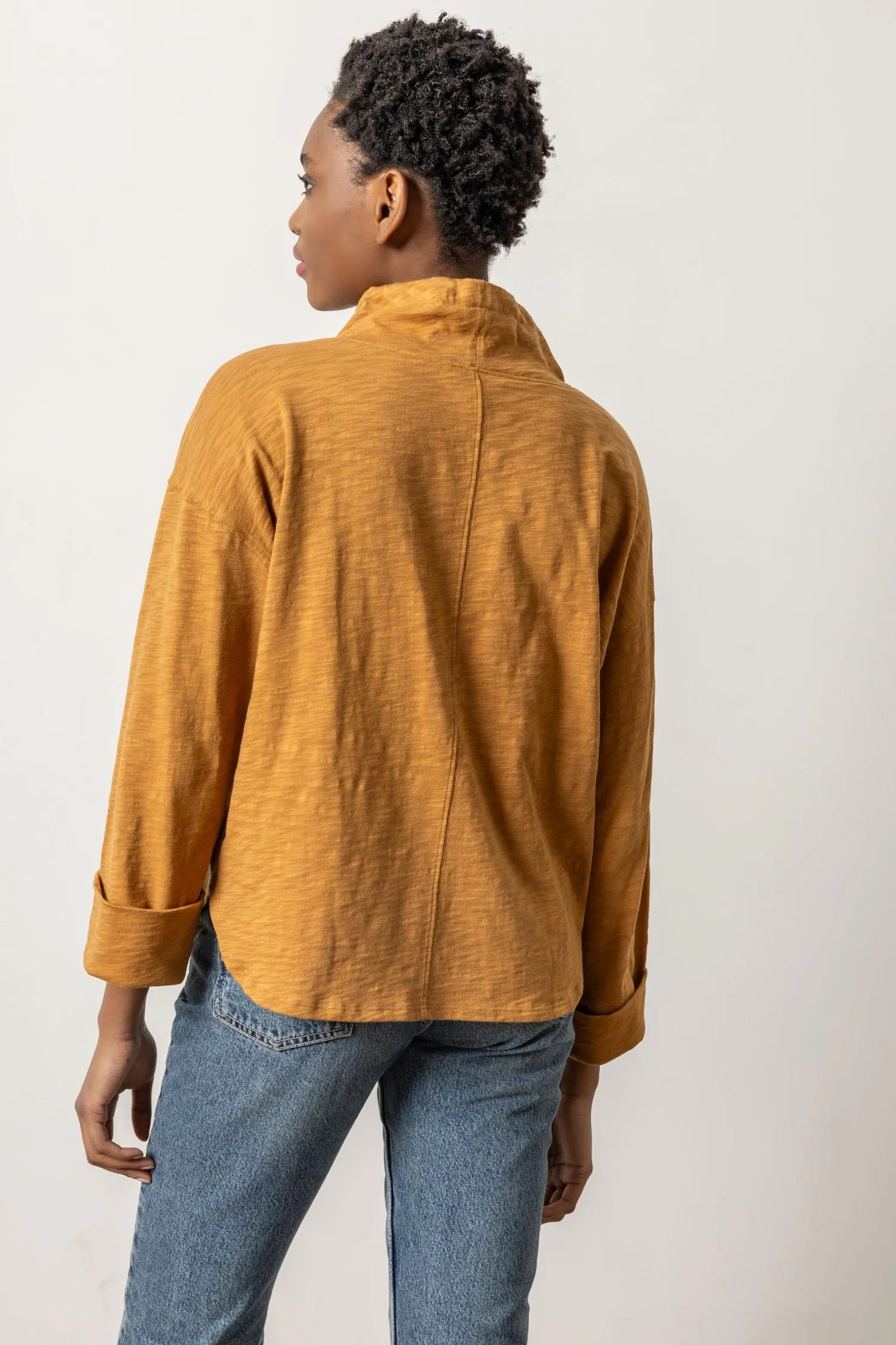 Drawstring Neck Pullover