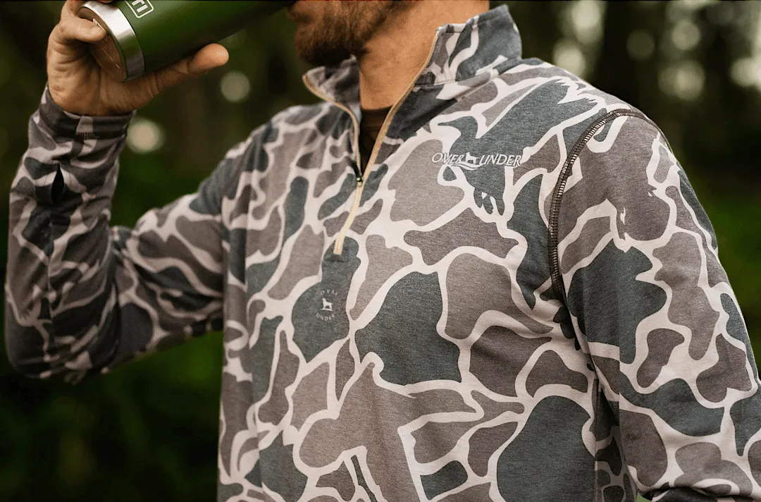 DriRelease 1/4 Zip Pullover Duck Camo