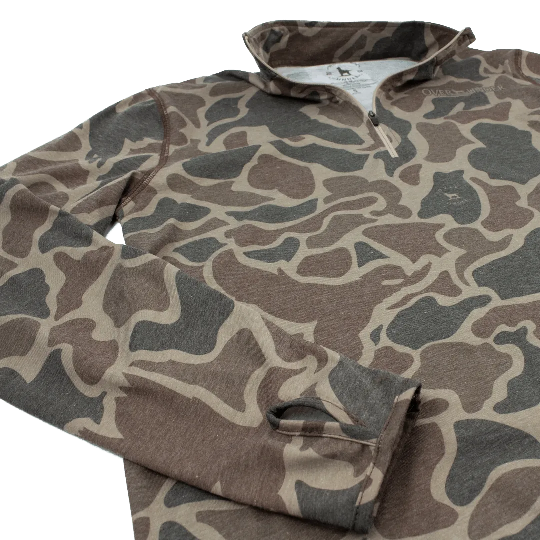 DriRelease 1/4 Zip Pullover Duck Camo