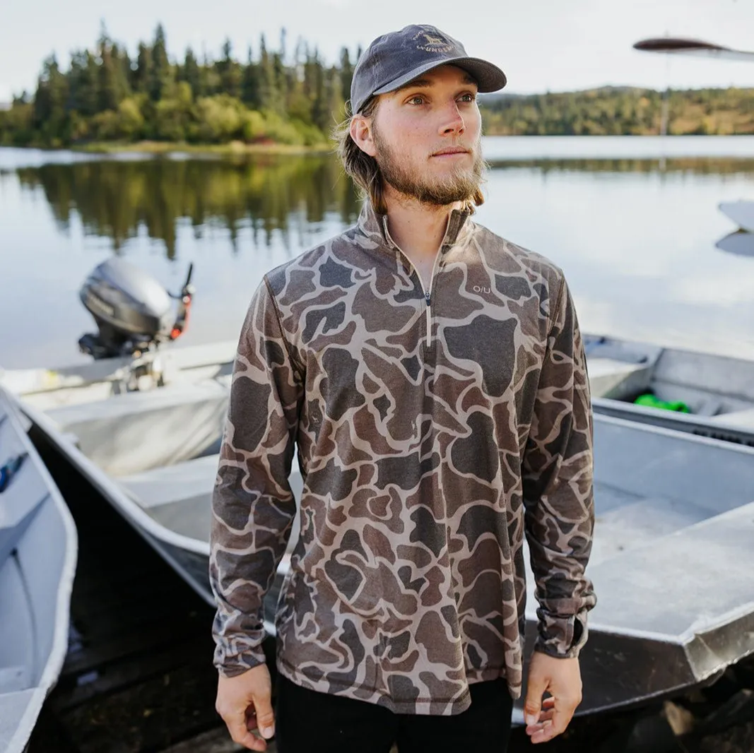 DriRelease 1/4 Zip Pullover Duck Camo
