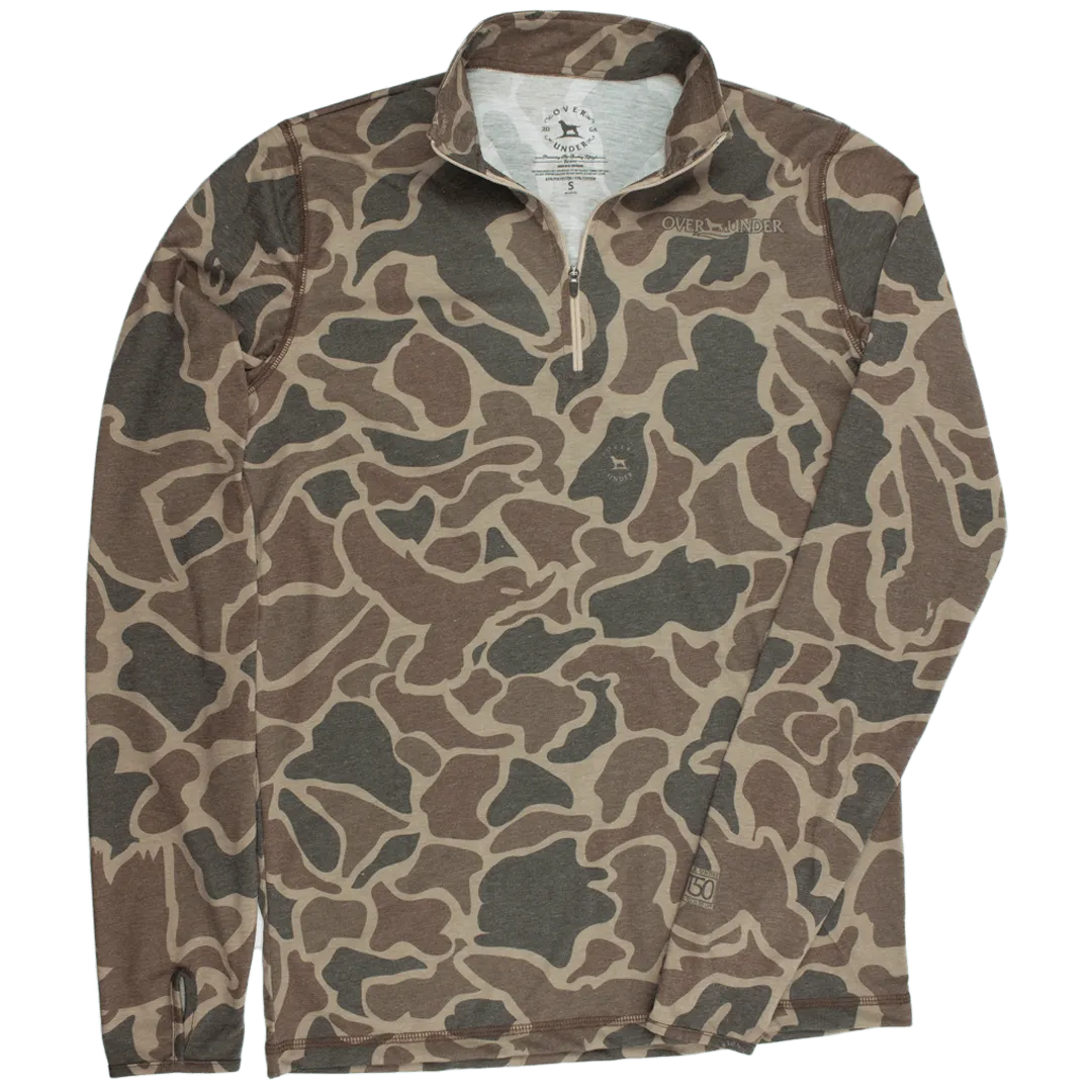 DriRelease 1/4 Zip Pullover Duck Camo