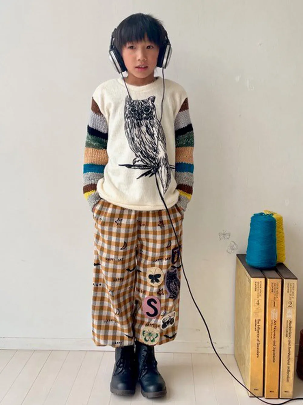 Ecru Owl Pullover