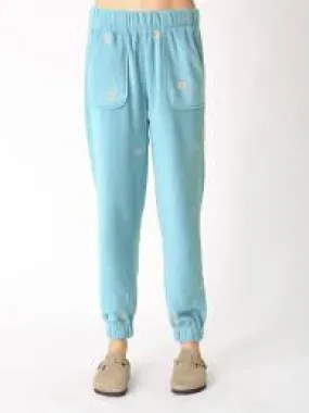 ELECTRIC & ROSE-HAYDEN SWEATPANT-DAISY SHERPA FROST