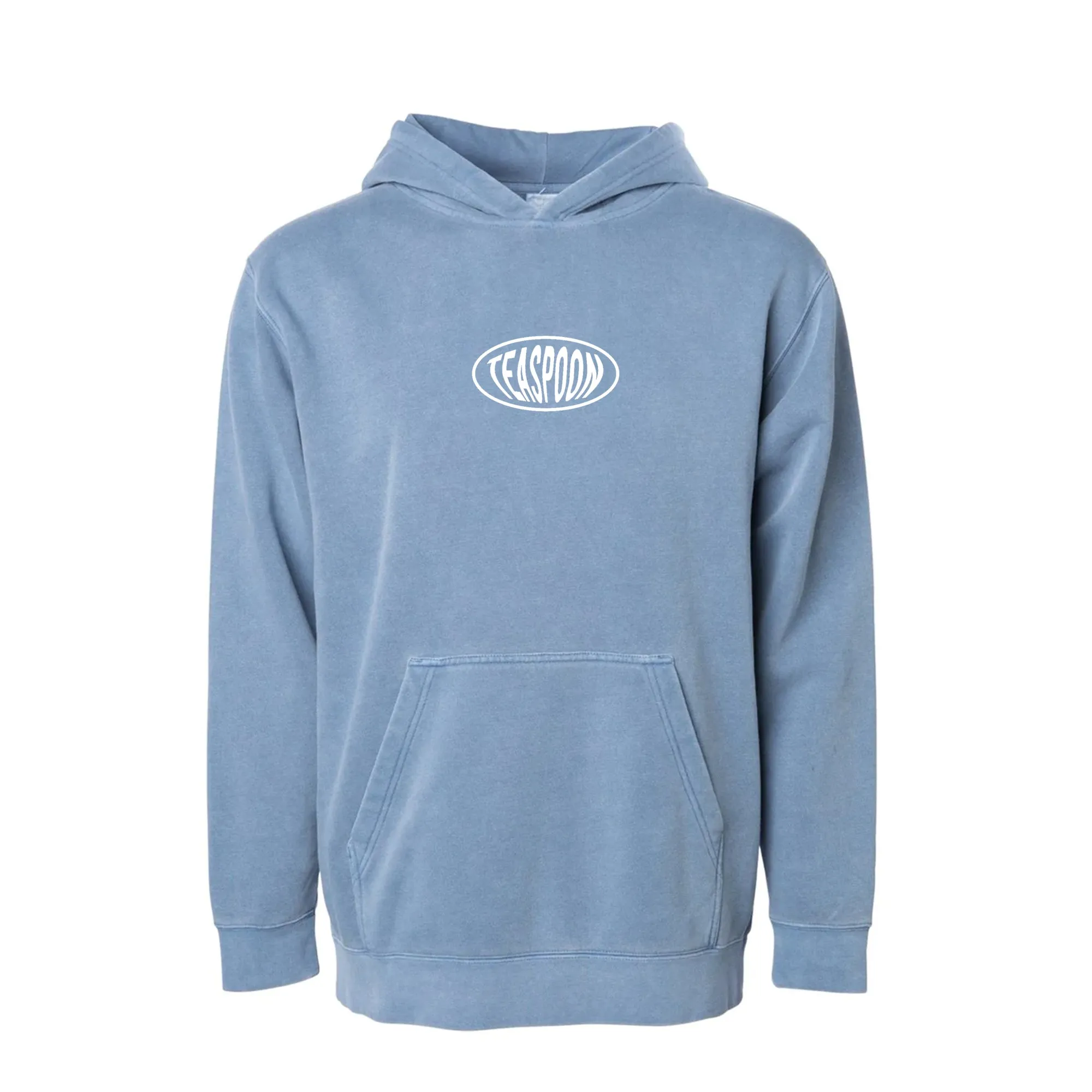 Elipse logo - Faded hoody - pigment Dye - Steel Blue