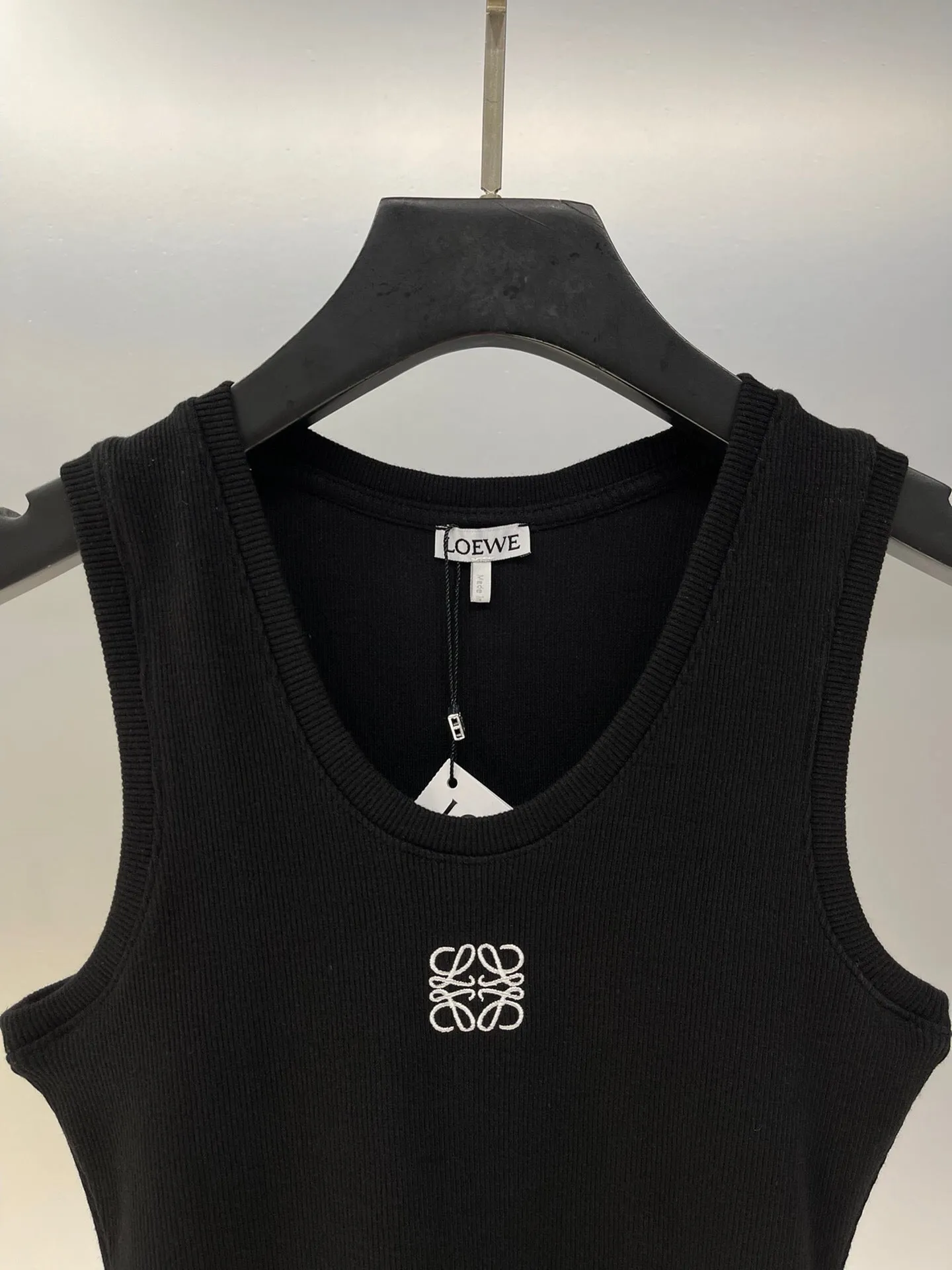 embroidered logo vest