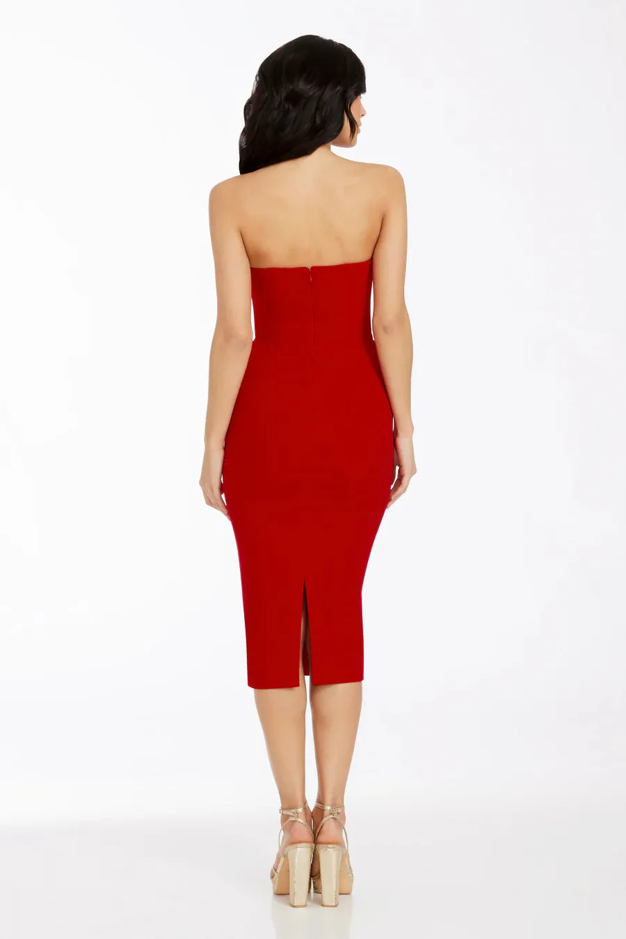 ERICA DRESS - ROUGE