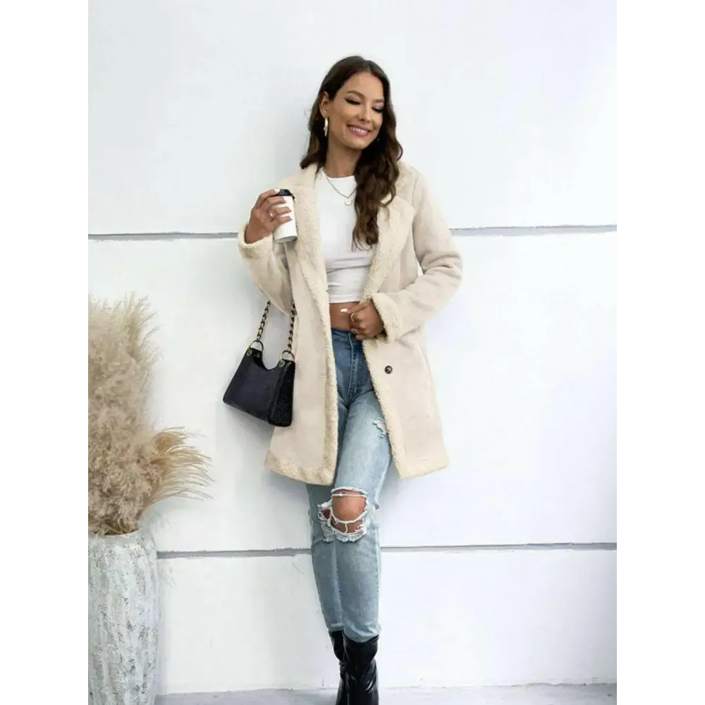 Experience Ultimate Comfort with the Longline Teddy Coat in Luxury Fashion