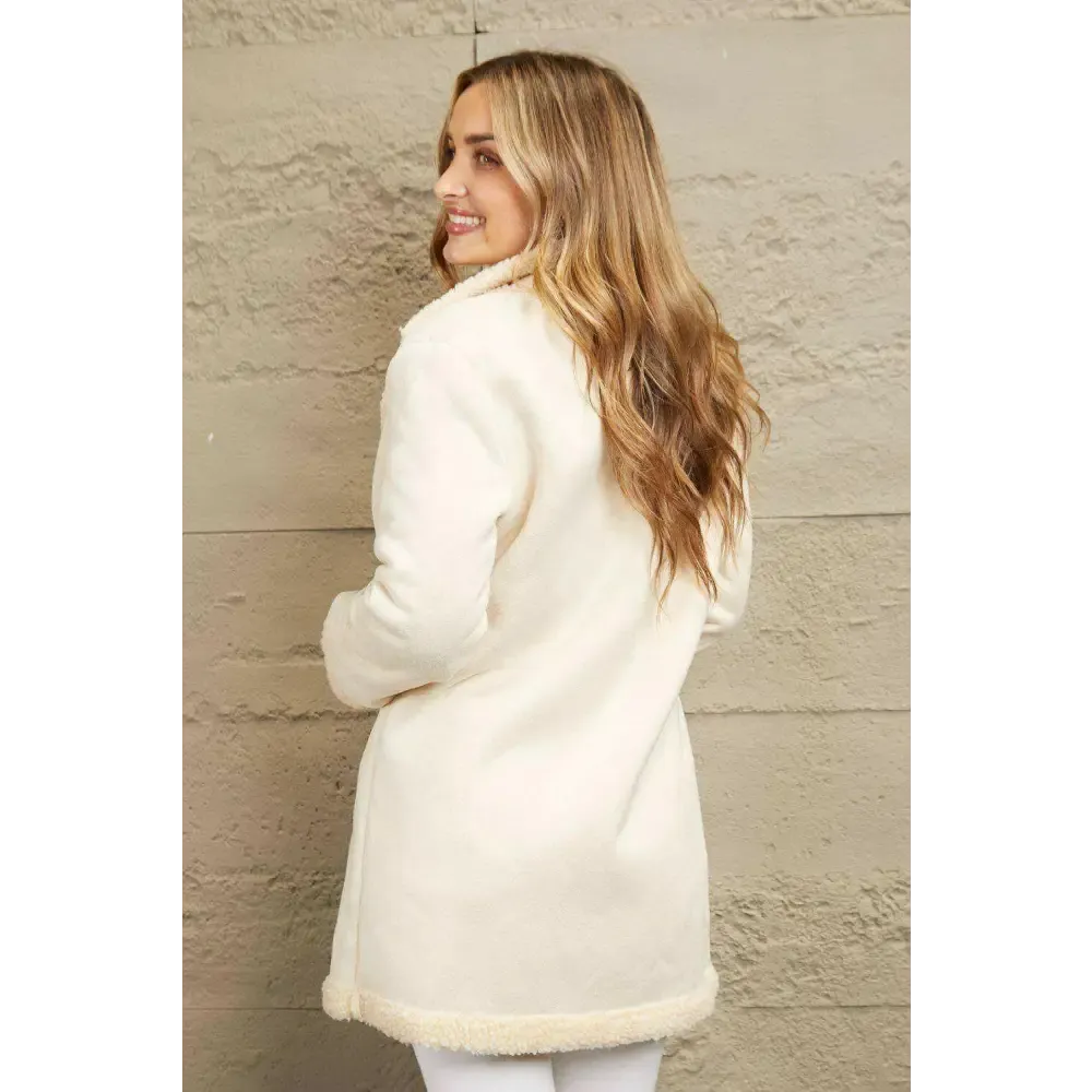 Experience Ultimate Comfort with the Longline Teddy Coat in Luxury Fashion