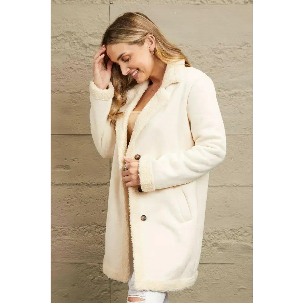 Experience Ultimate Comfort with the Longline Teddy Coat in Luxury Fashion
