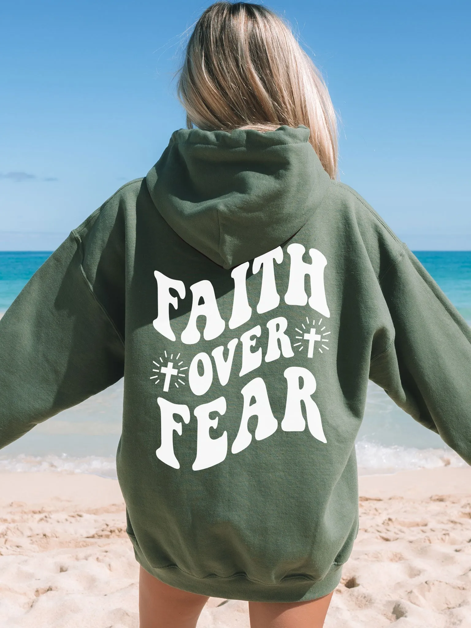 Faith Over Fear Hoodie - New!
