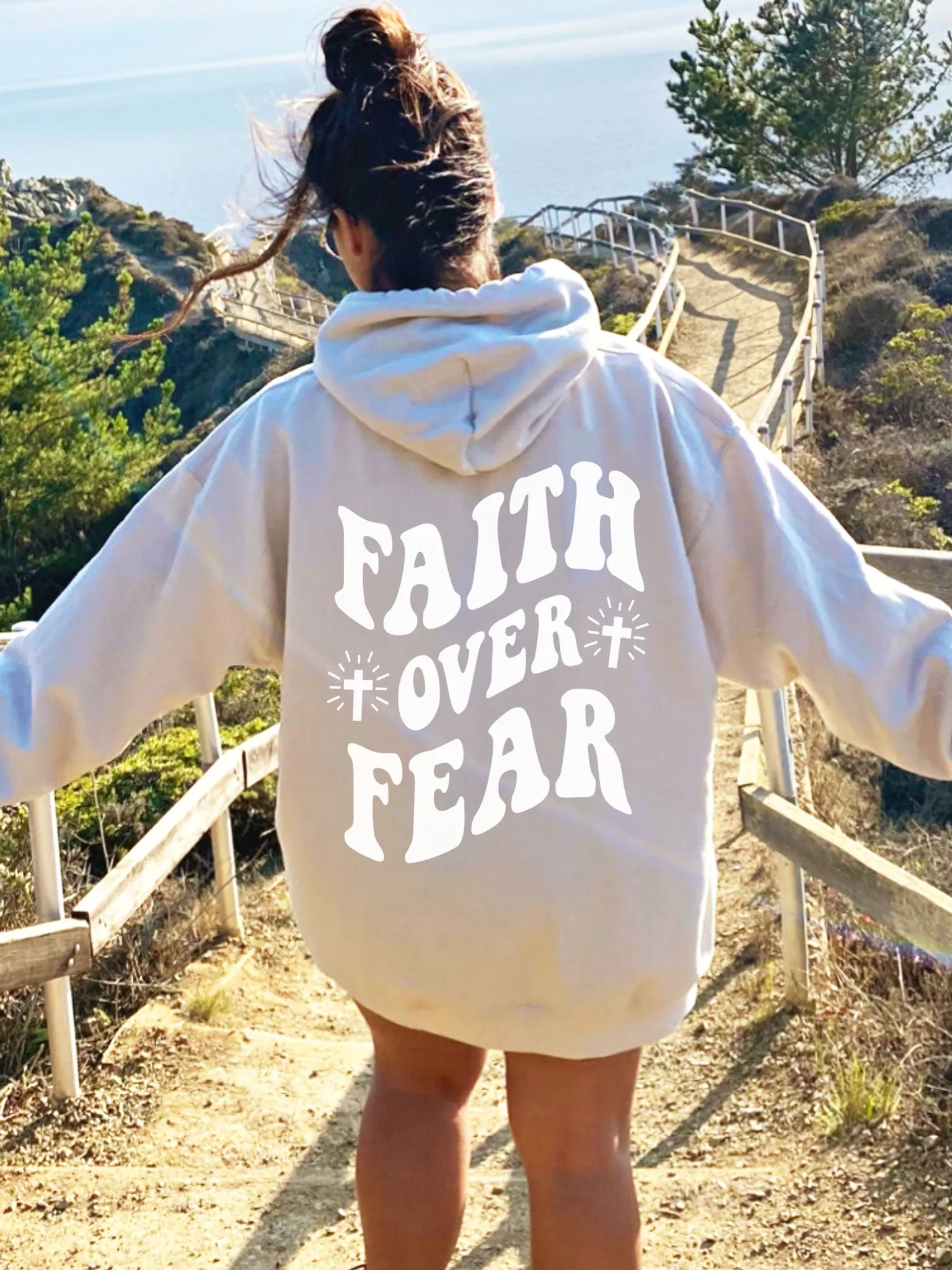 Faith Over Fear Hoodie - New!