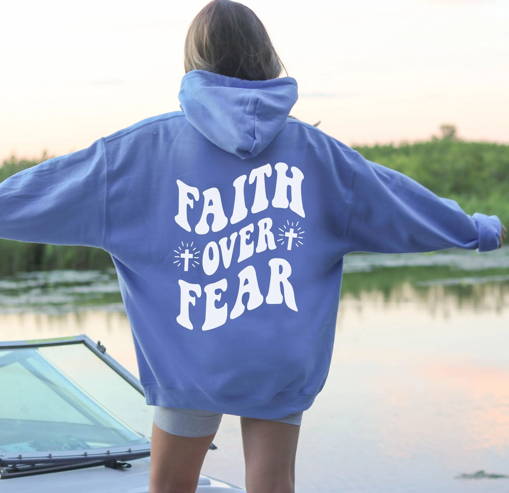 Faith Over Fear Hoodie - New!