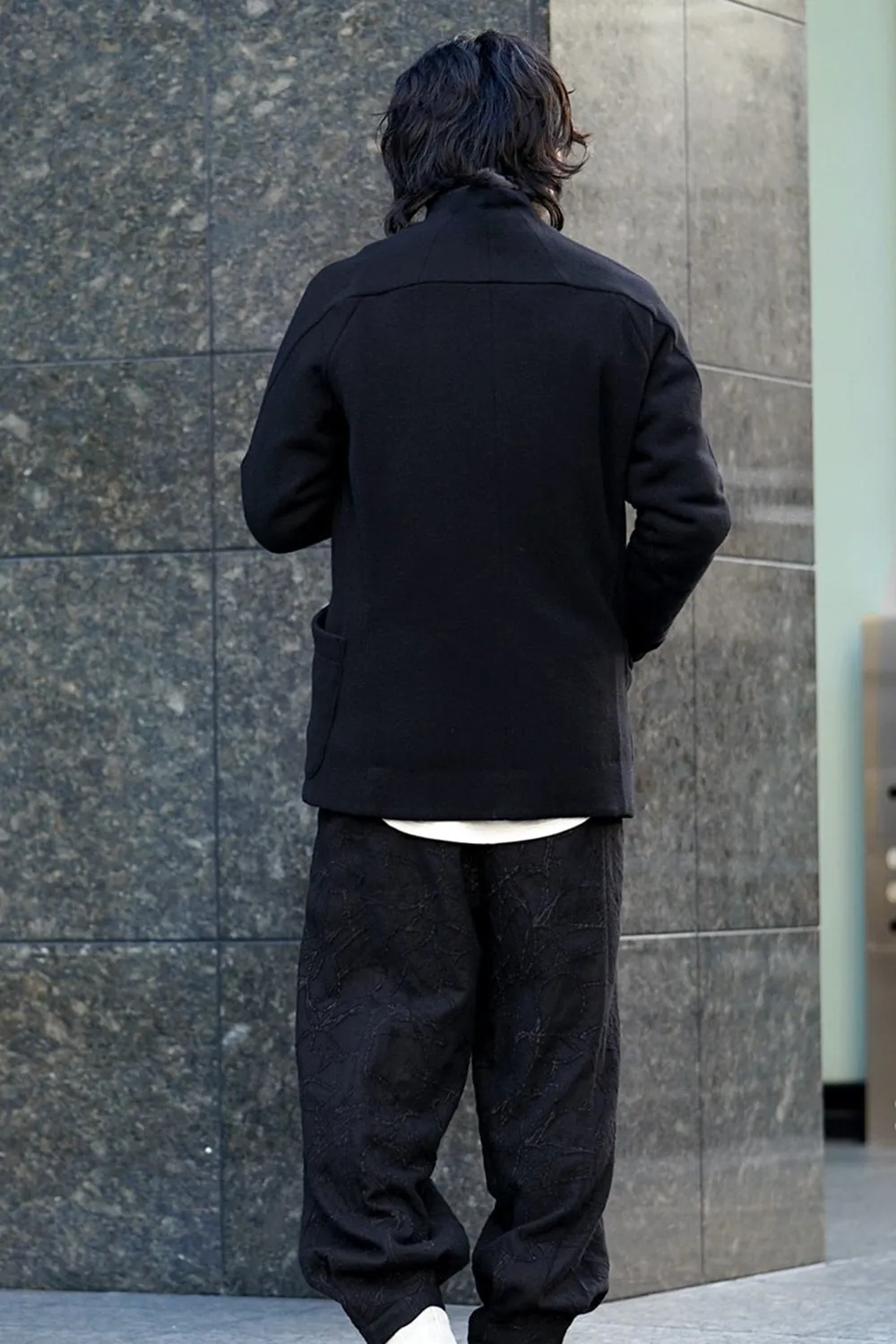 FASCNATE Limited Coat Winton Wool / Cashmere & Rex Rabbit Fur