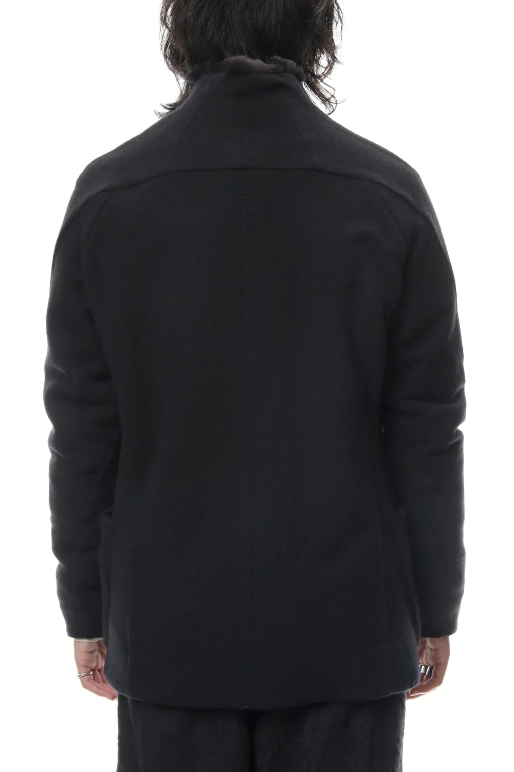 FASCNATE Limited Coat Winton Wool / Cashmere & Rex Rabbit Fur