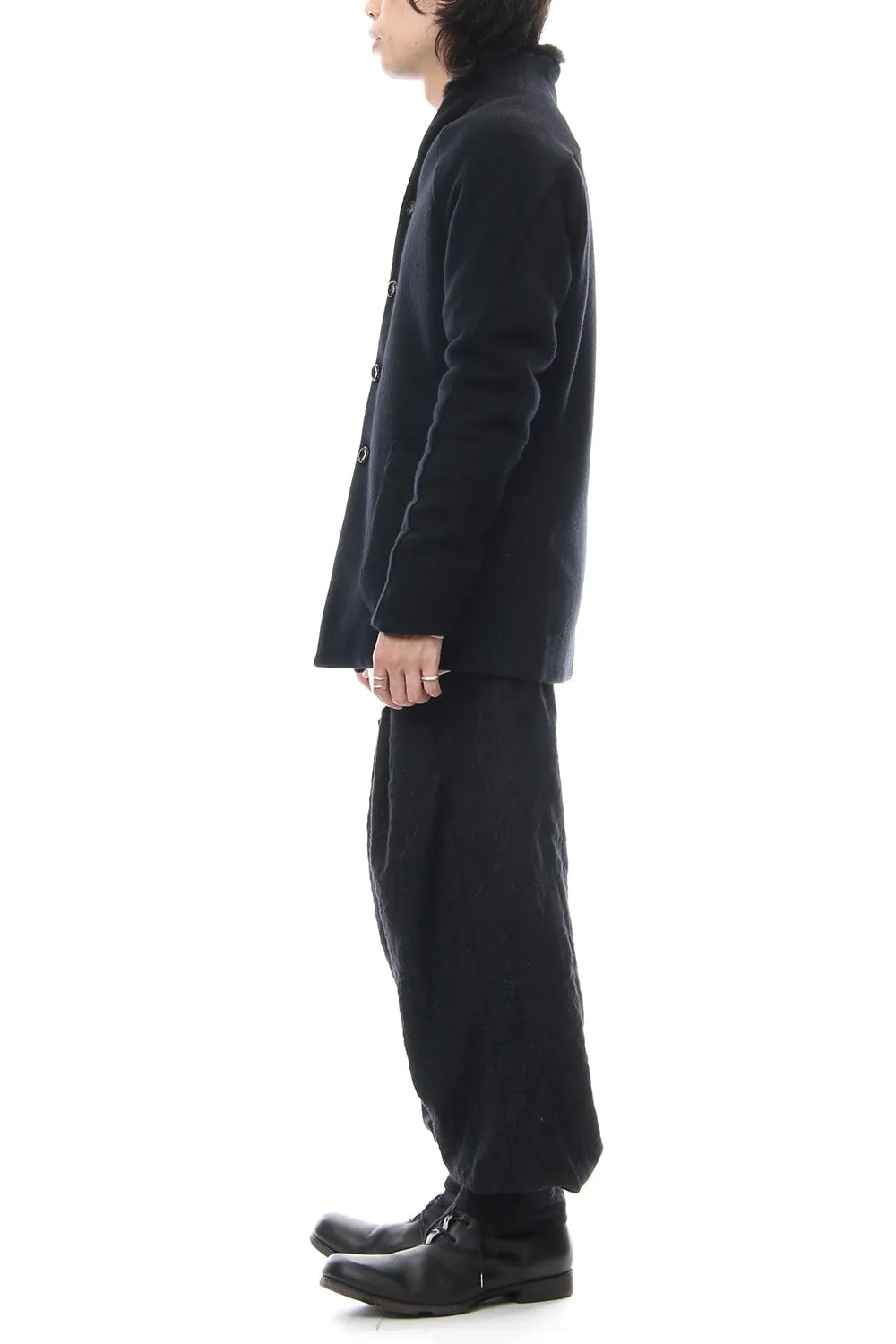 FASCNATE Limited Coat Winton Wool / Cashmere & Rex Rabbit Fur