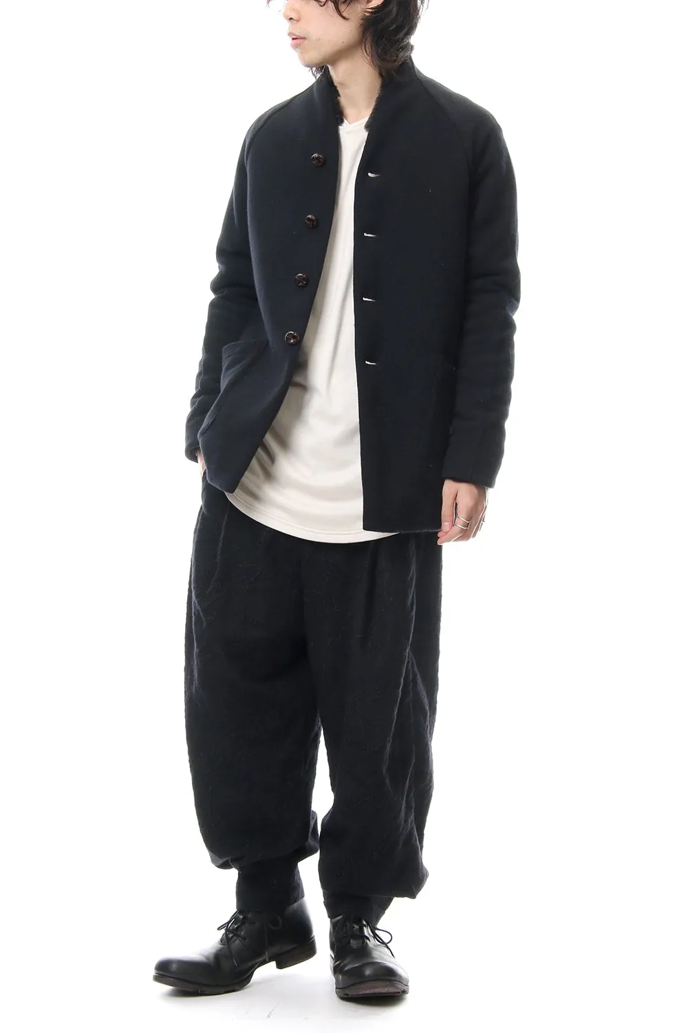 FASCNATE Limited Coat Winton Wool / Cashmere & Rex Rabbit Fur