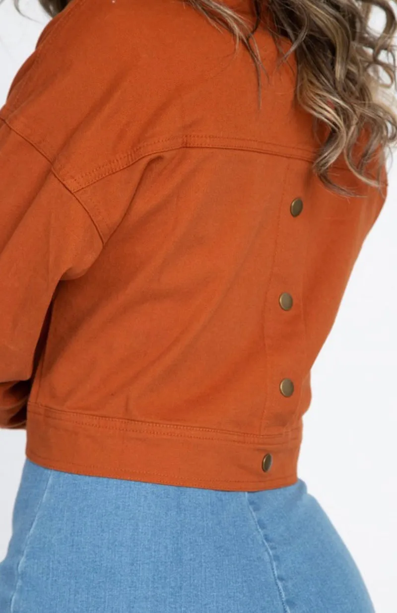 Fave Time Jacket - Rust