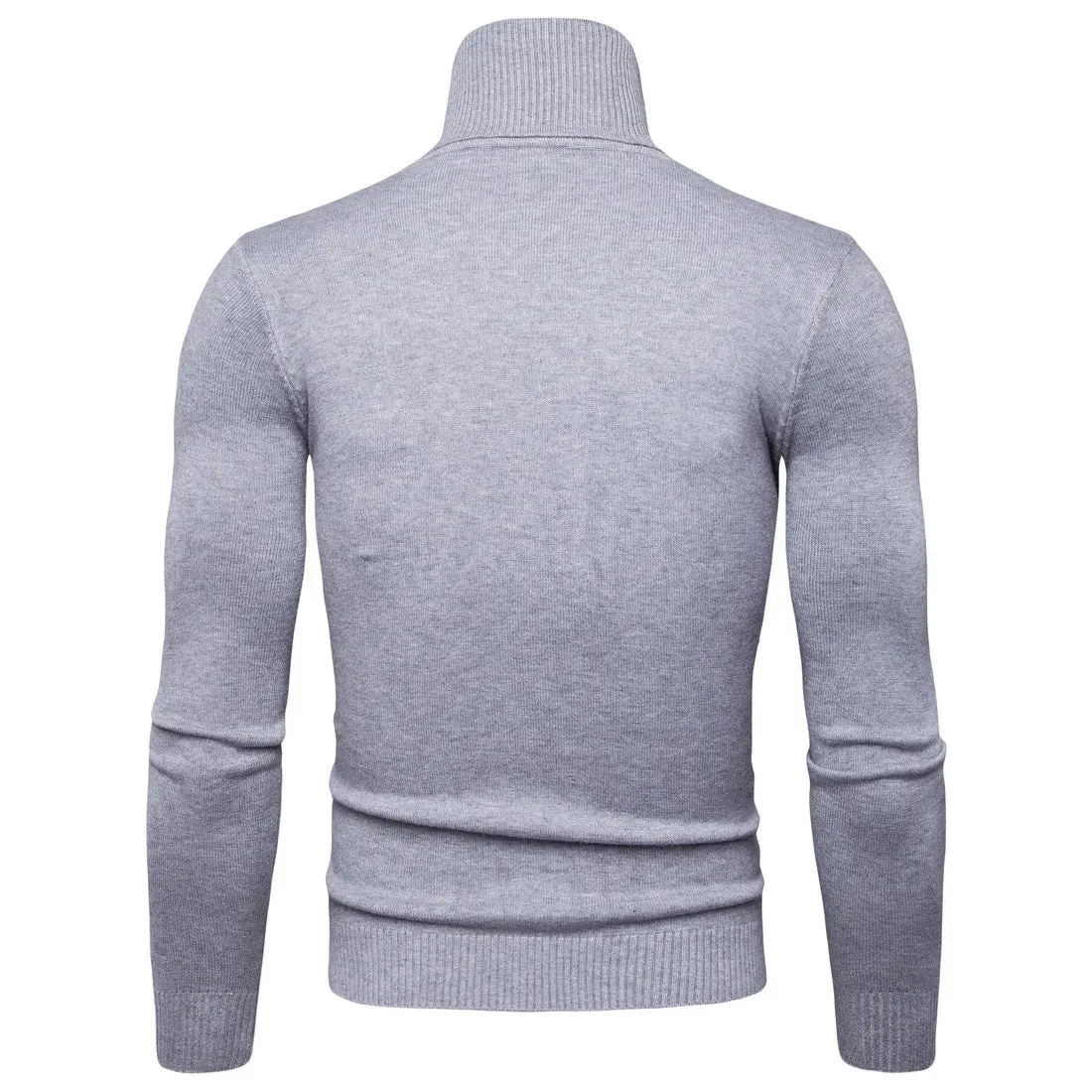 FAVOCENT Winter Warm Rollkragen Pullover Männer Fashion Solid Strick Herren Pullover Casual Männlichen Doppel Kragen Slim Fit Pullover