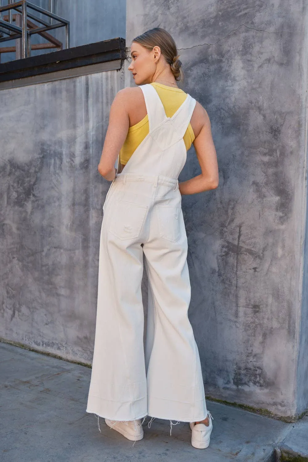 FINAL SALE Milly Denim Overall Flares