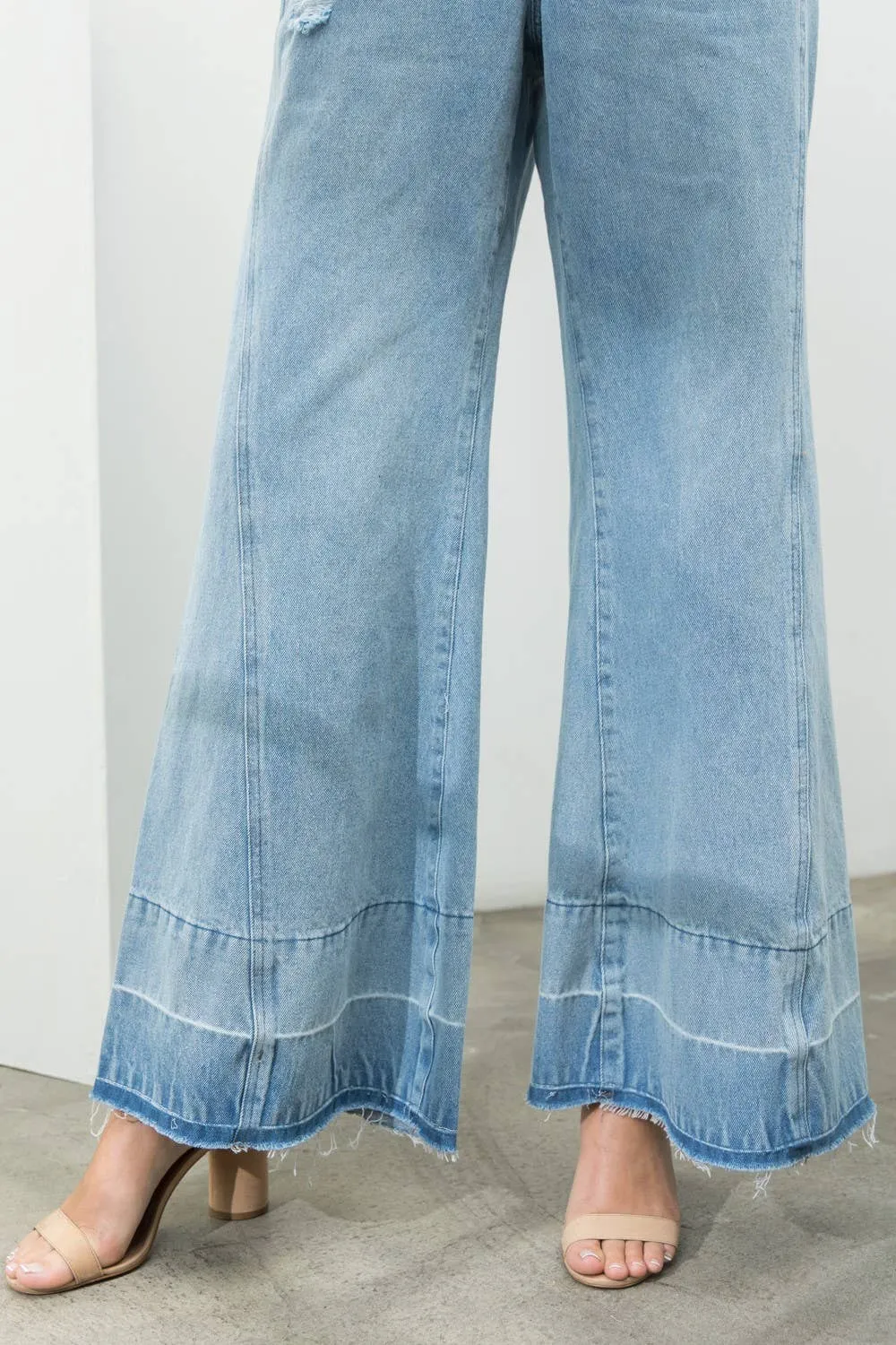 FINAL SALE Milly Denim Overall Flares
