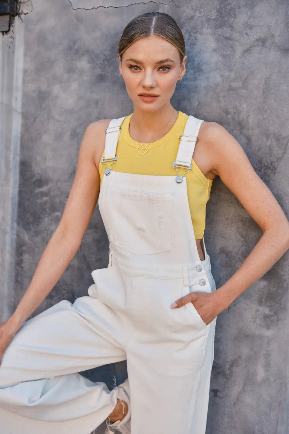 FINAL SALE Milly Denim Overall Flares