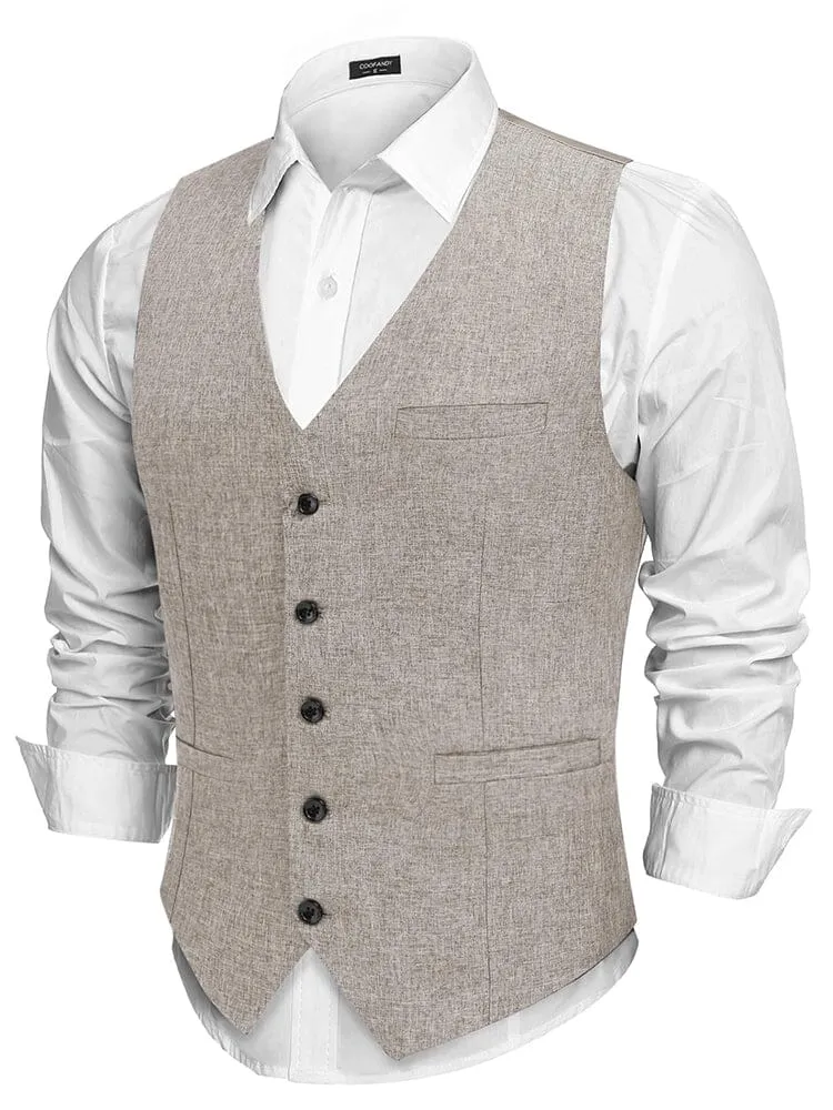 Formal Slim Fit Suit Vest (US Only)