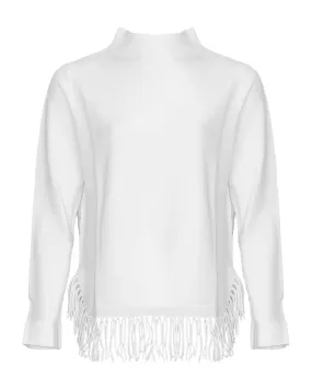 Fringe Hem Pullover