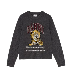 GANNI Graphic Tiger Pullover