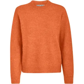 Gea O-neck Pullover - Harvest Pumpkin