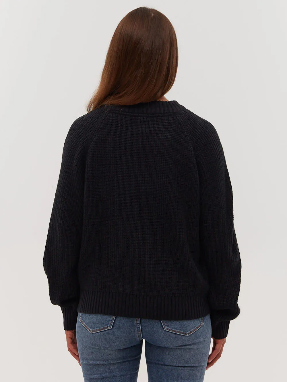 Georgiana Raglan Crew Neck Sweater