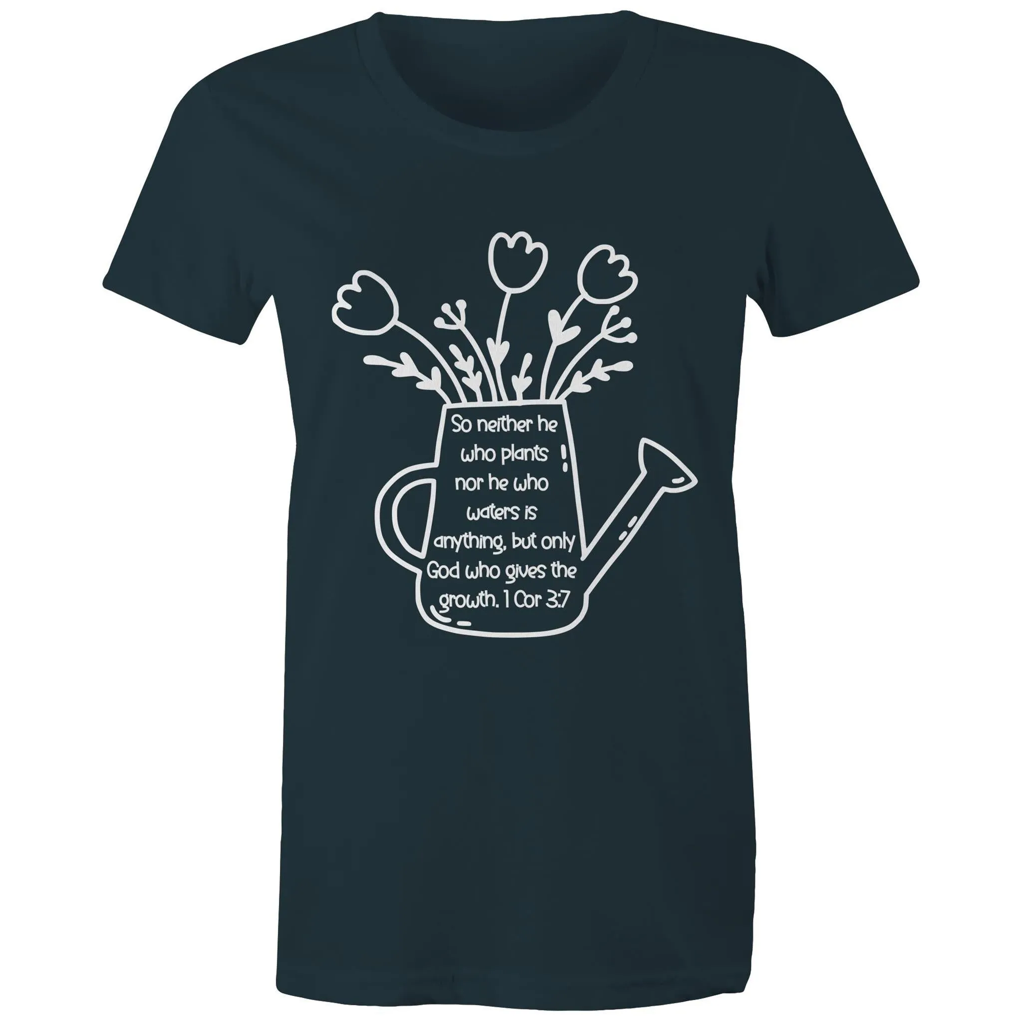 God Made It Grow Christian Women's Tee