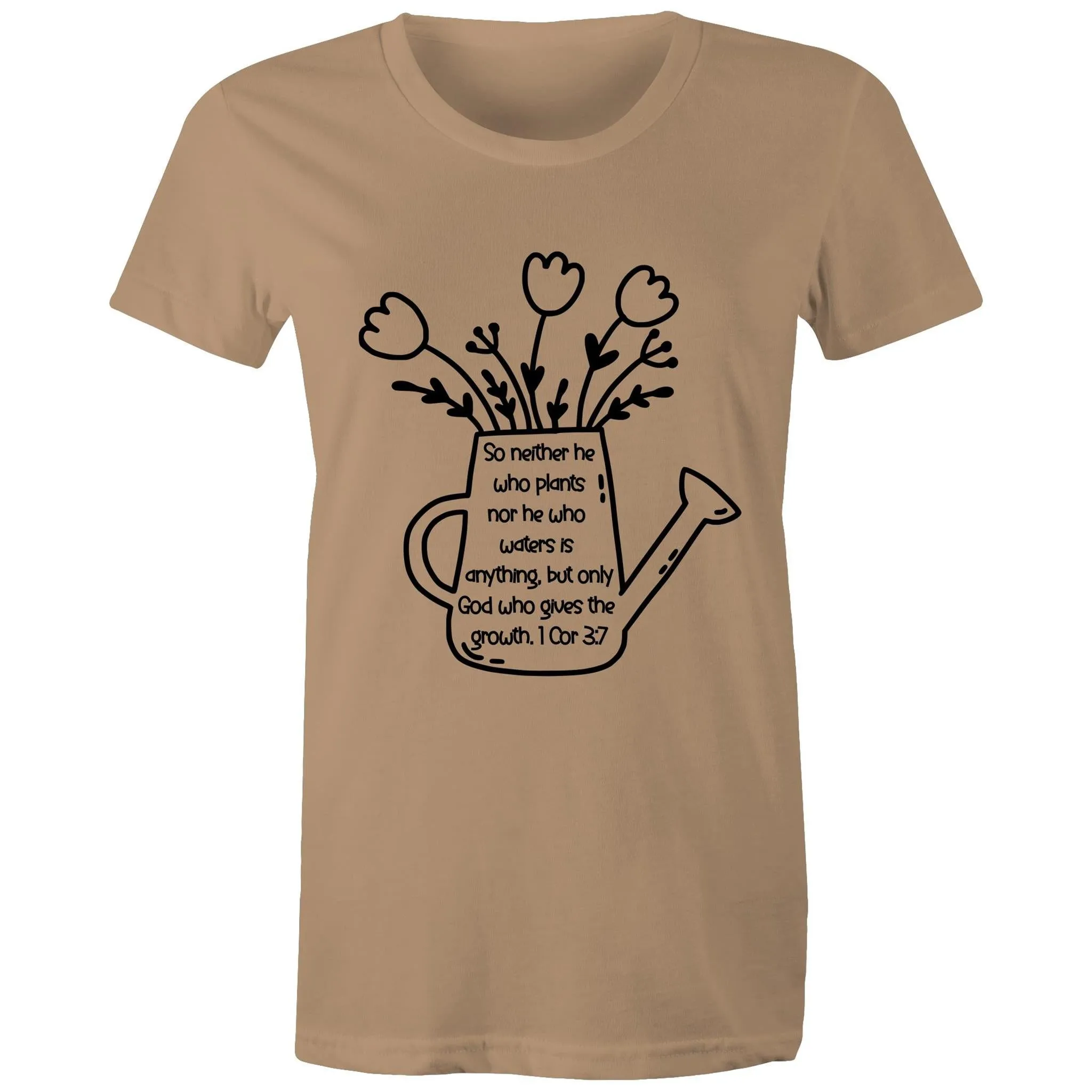 God Made It Grow Christian Women's Tee