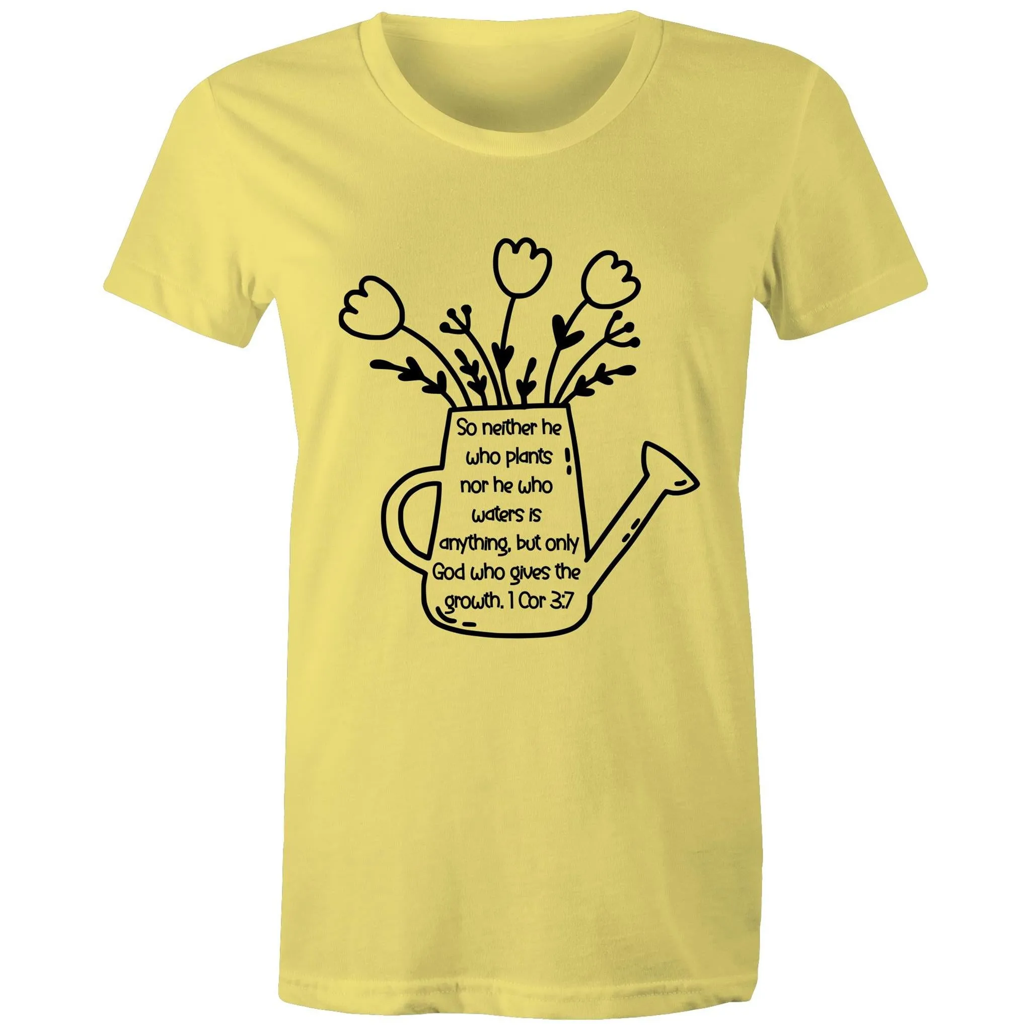 God Made It Grow Christian Women's Tee