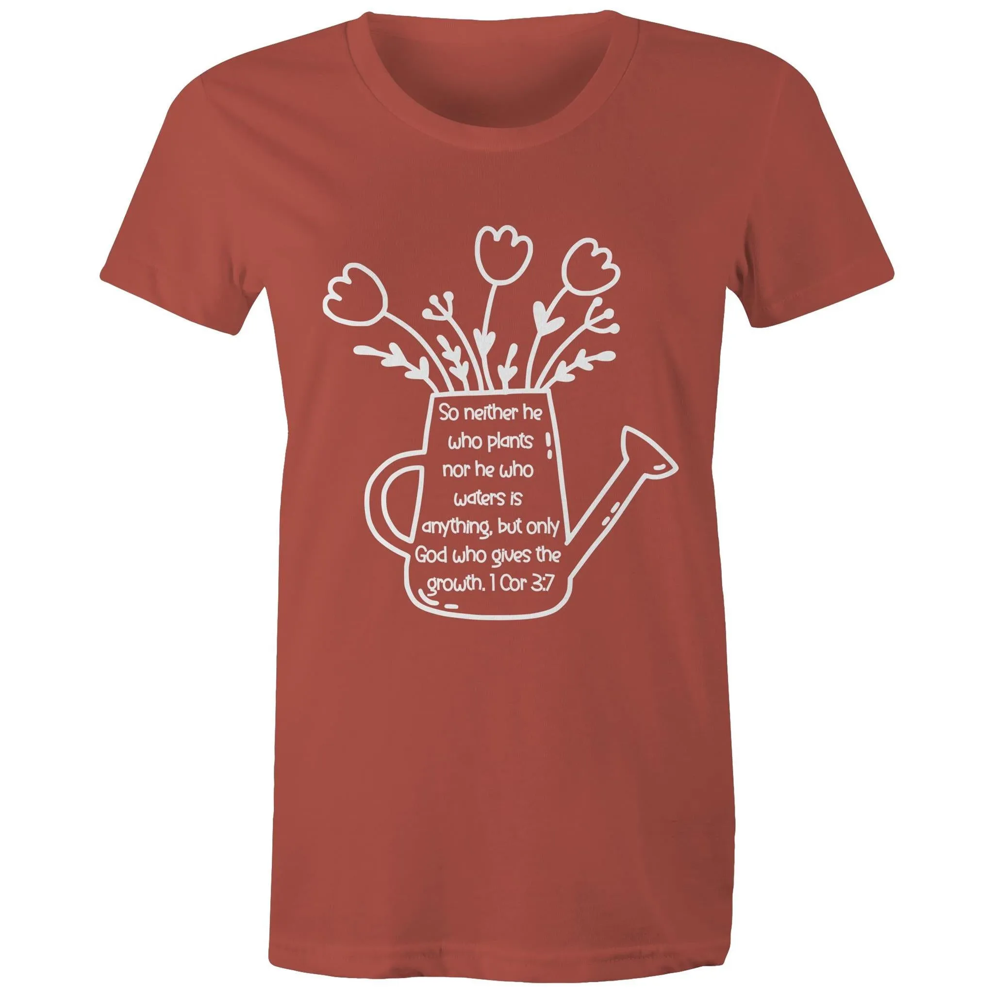 God Made It Grow Christian Women's Tee