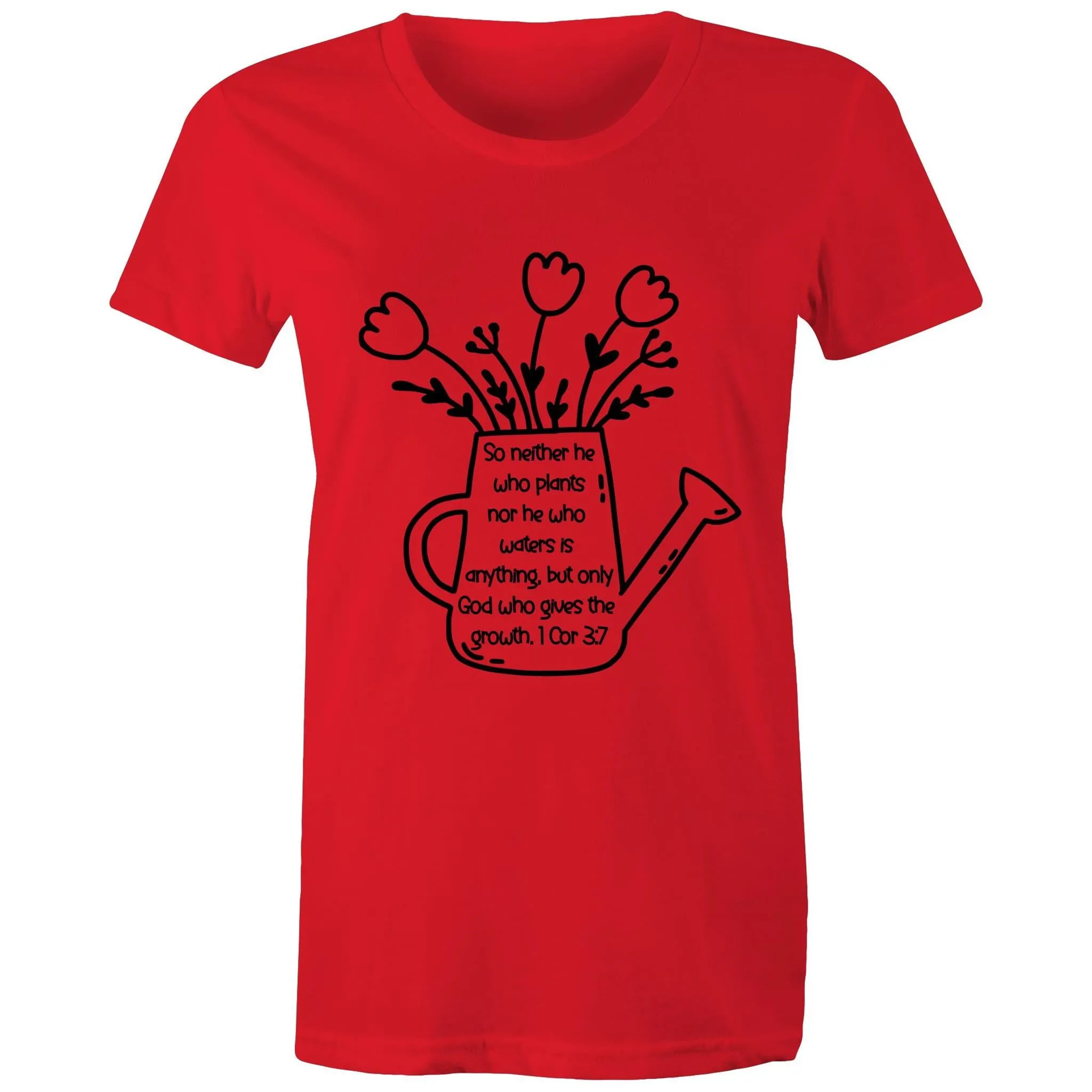 God Made It Grow Christian Women's Tee