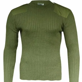 Green Commando Wool Pullover